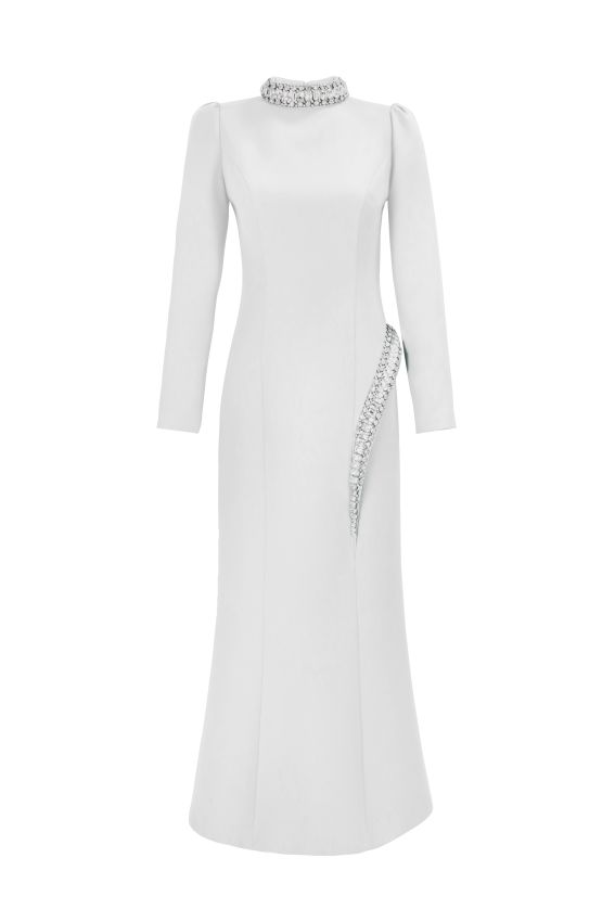 Senna - ADEL DRESS EKRU