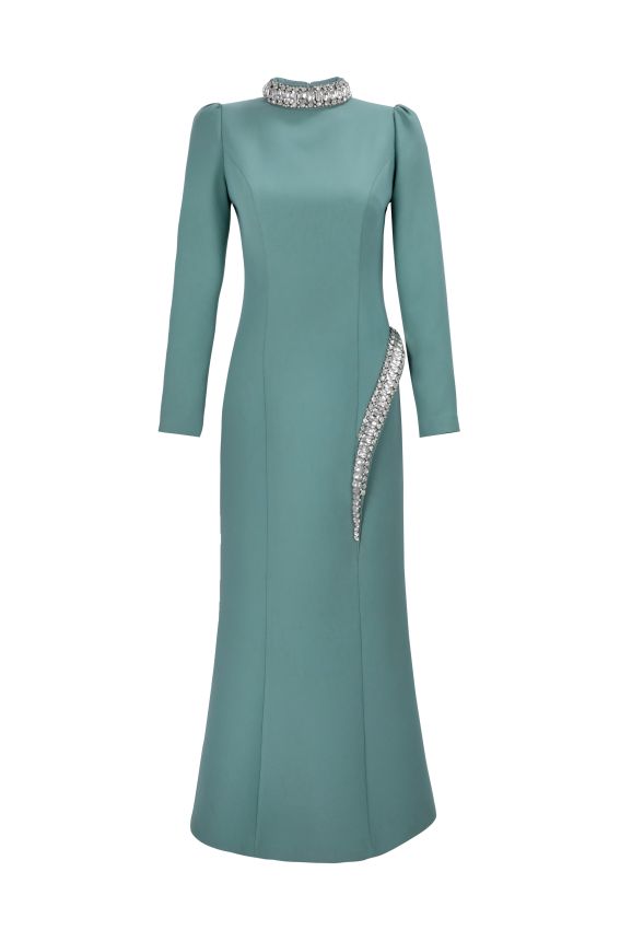 Senna - ADEL DRESS YEŞİL