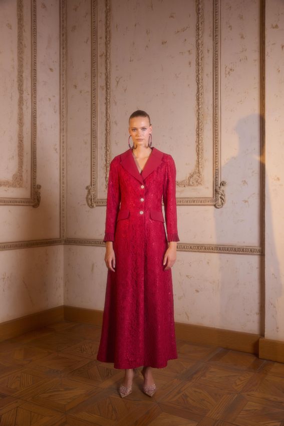 ALICIA ELBİSE BORDO