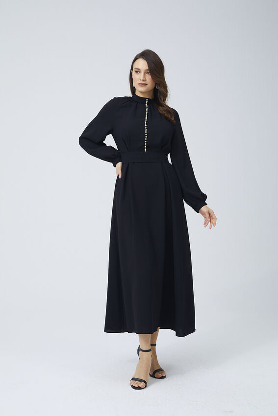 Senna - AQUA ELBİSE SİYAH Senna - AQUA ELBİSE SİYAH