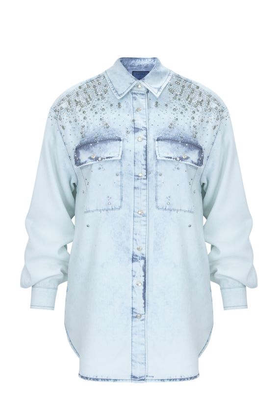 Senna - BARGE SHIRT MAVİ