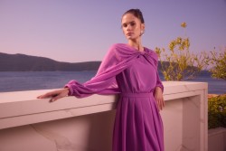 BELLE ETOILE MOR ELBİSE - Thumbnail