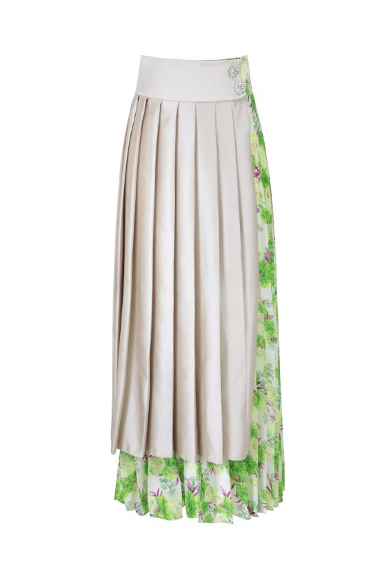 BOITE SKIRT YEŞİL