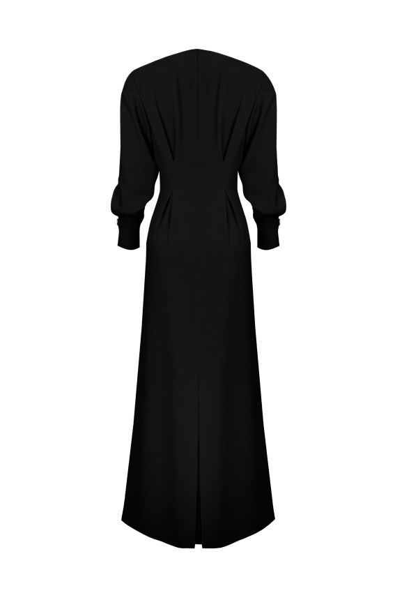 Senna - BREGE DRESS SİYAH (1)