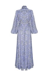 BRITANNY DRESS MAVİ - Thumbnail