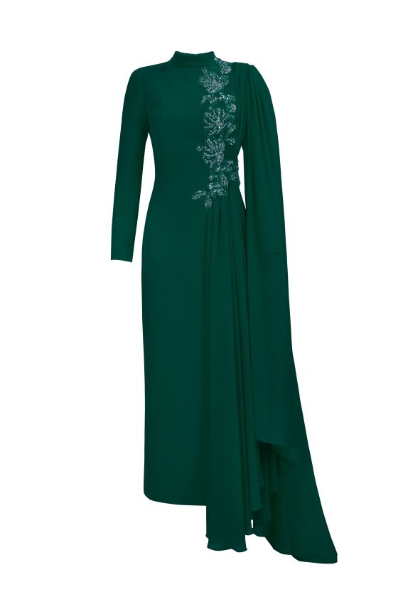  - CAPONLLY DRESS ZÜMRÜT