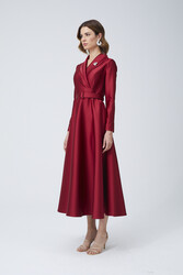 CATWALK DRESS BORDO - Thumbnail