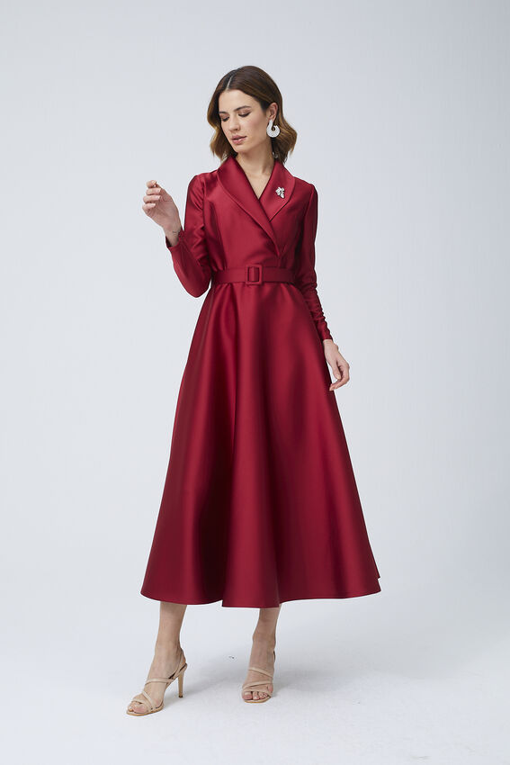 CATWALK DRESS BORDO