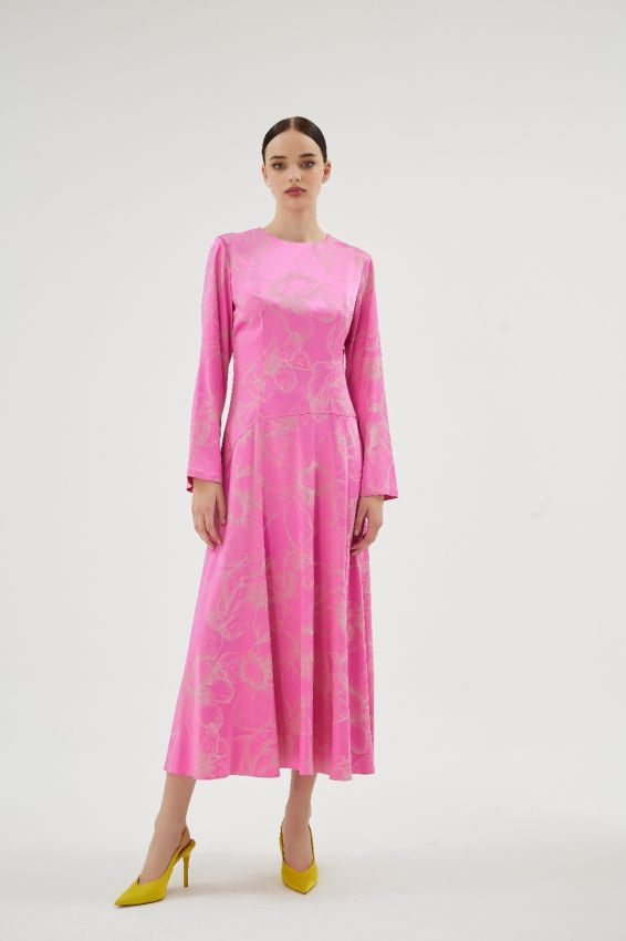  - CELESTE PEMBE ELBİSE