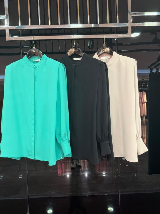 CLOVER SİYAH GÖMLEK