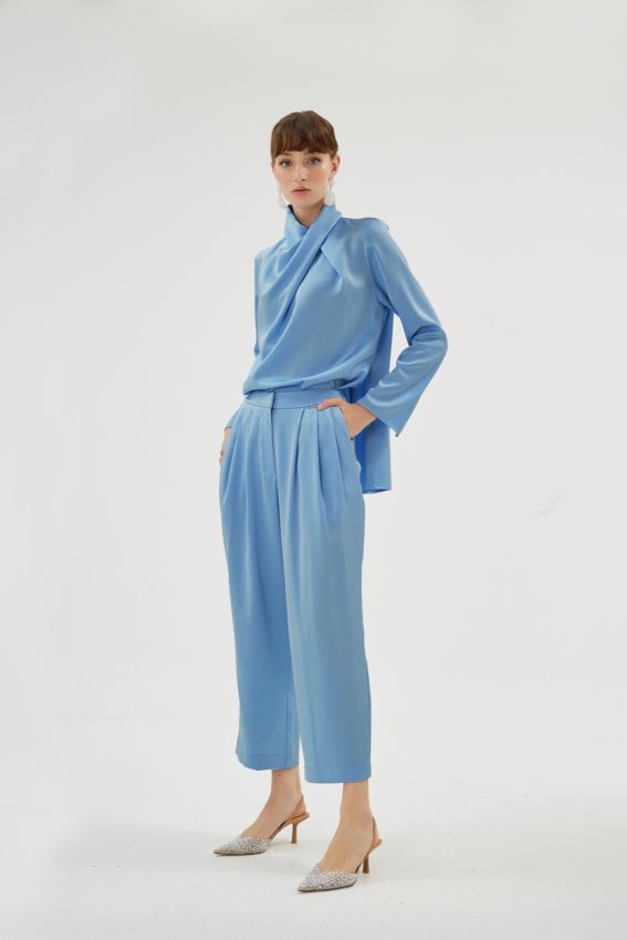 Senna - CRISTALLE AÇIK MAVİ BLUZ (1)