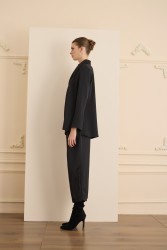 CRISTALLE BLUZ SİYAH - Thumbnail