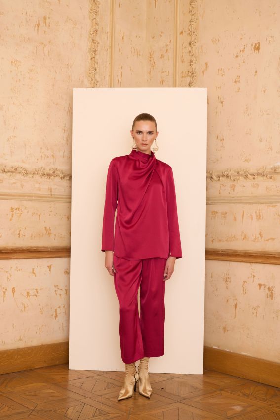 CRISTALLE BLUZ VİŞNE