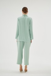 CRISTALLE ÇAĞLA YEŞİLİ PANTOLON - Thumbnail