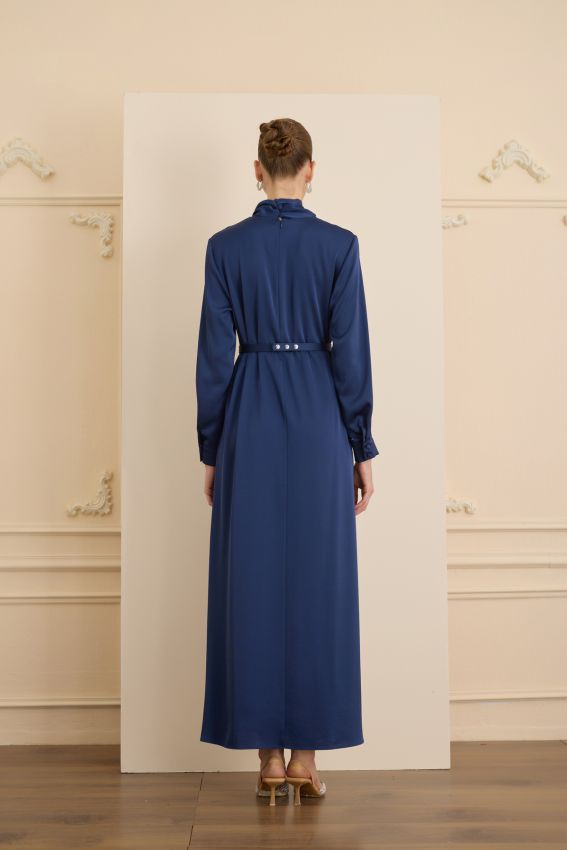 CRISTALLE ELBİSE LACİVERT