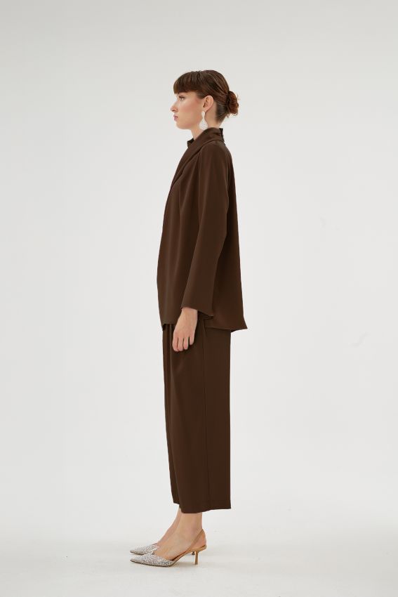 Senna - CRISTALLE KAHVE BLUZ (1)