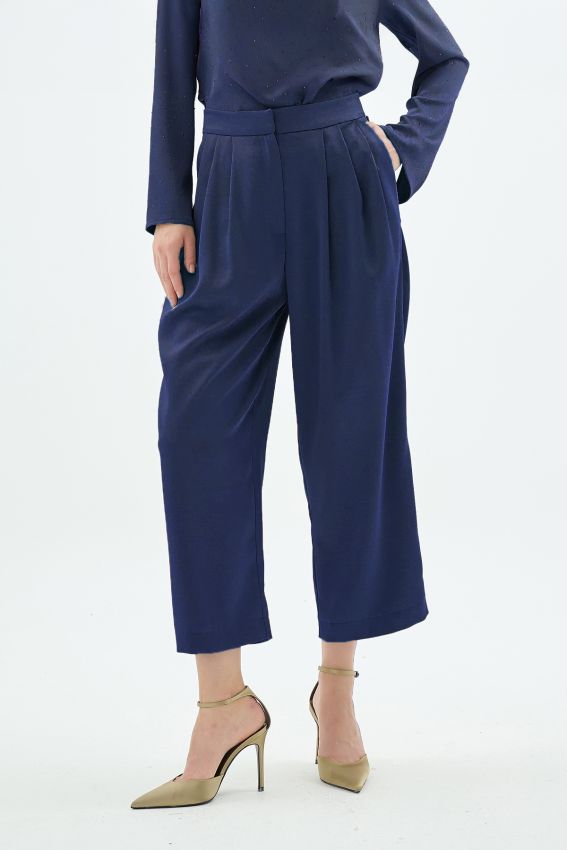 CRISTALLE TAŞLI PANTOLON LACİVERT