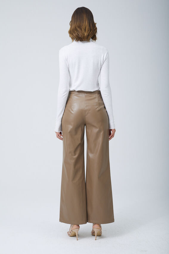 VİZON DERİ BOL PANTOLON