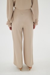 ELEGANCE PANTOLON BEJ - Thumbnail