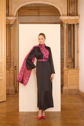 FIORE ELBİSE FUŞYA - Thumbnail