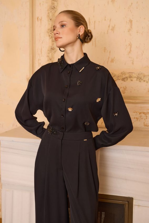 GABRIELLE SHIRT SİYAH