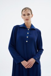 GLISSIA ELBİSE LACİVERT - Thumbnail