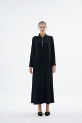 GLISSIA ELBİSE SİYAH - Thumbnail