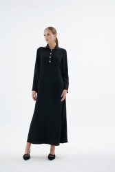 GLISSIA ELBİSE SİYAH - Thumbnail