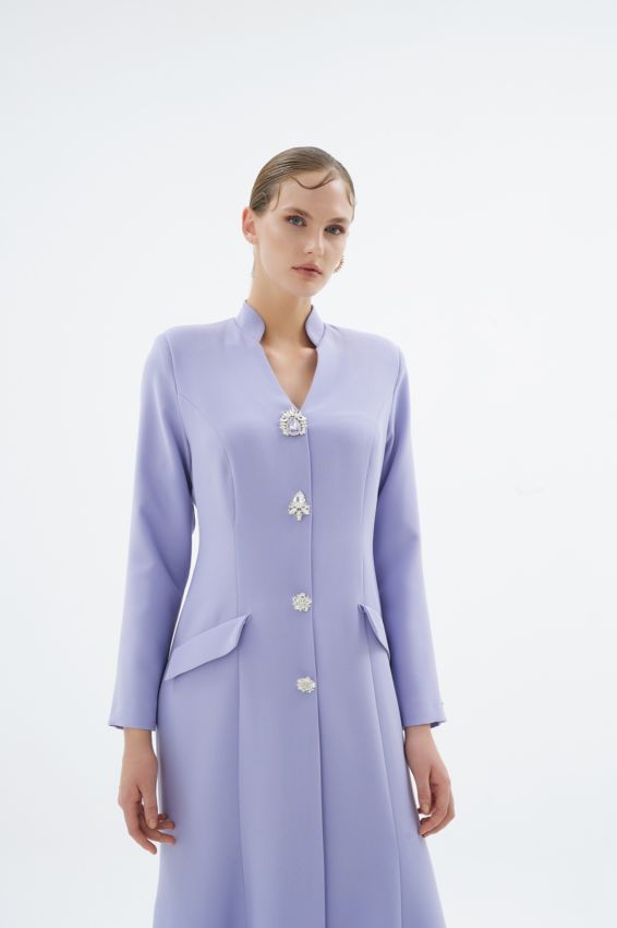 HEMERA LİLA ELBİSE