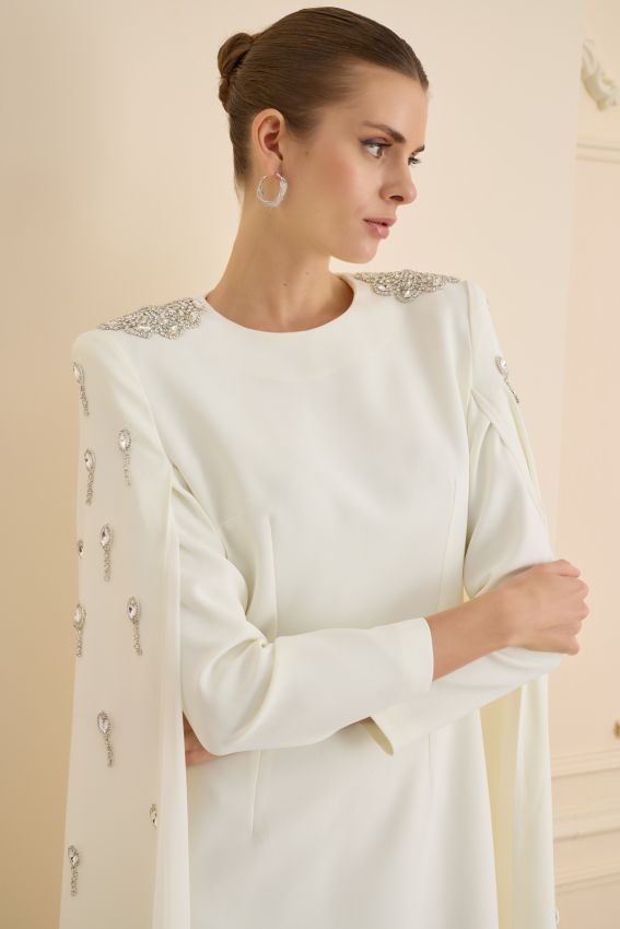 INFINITY ELBİSE EKRU