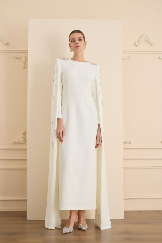 Senna - INFINITY ELBİSE EKRU