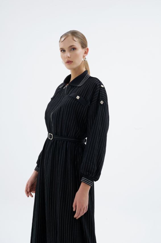 IVORY SİYAH ELBİSE