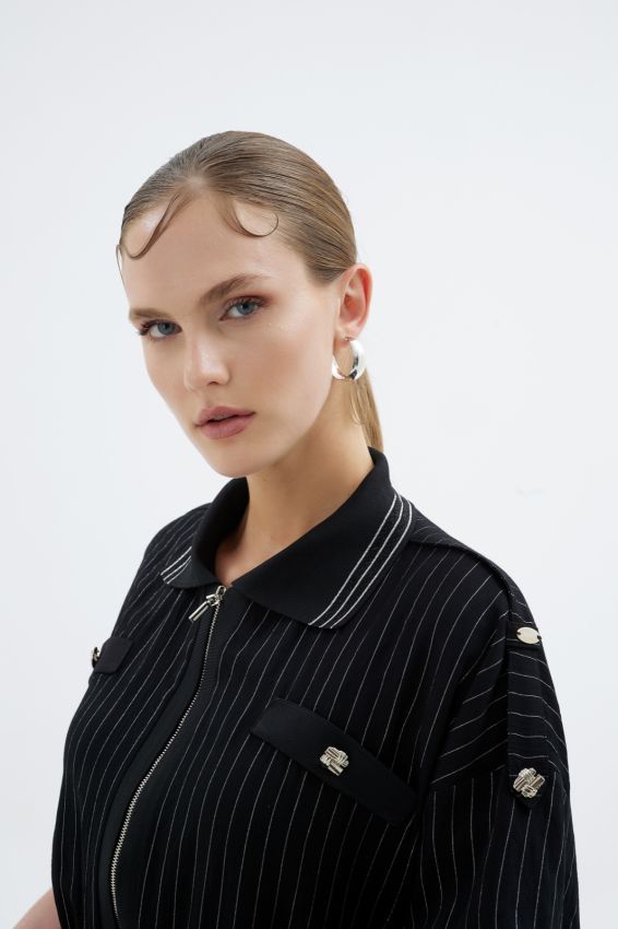 IVORY SİYAH ELBİSE