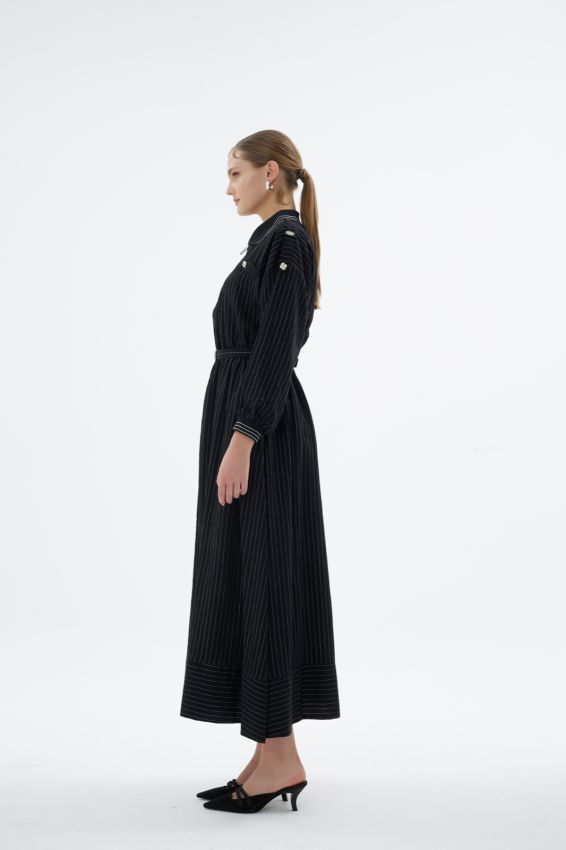 IVORY SİYAH ELBİSE