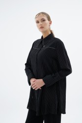 IVORY SİYAH GÖMLEK - Thumbnail