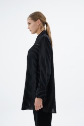 IVORY SİYAH GÖMLEK - Thumbnail