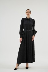 JADEITE SİYAH ELBİSE - Thumbnail