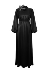 LAL RUPA DRESS SİYAH - Thumbnail