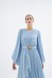 KELLY ELBİSE MAVİ - Thumbnail