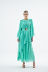 KELLY ELBİSE YEŞİL - Thumbnail