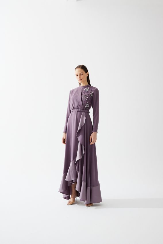 LA-MISS ELBİSE PLUM