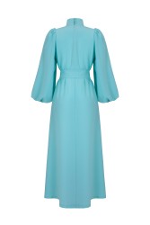 LAURA DRESS AQUA - Thumbnail