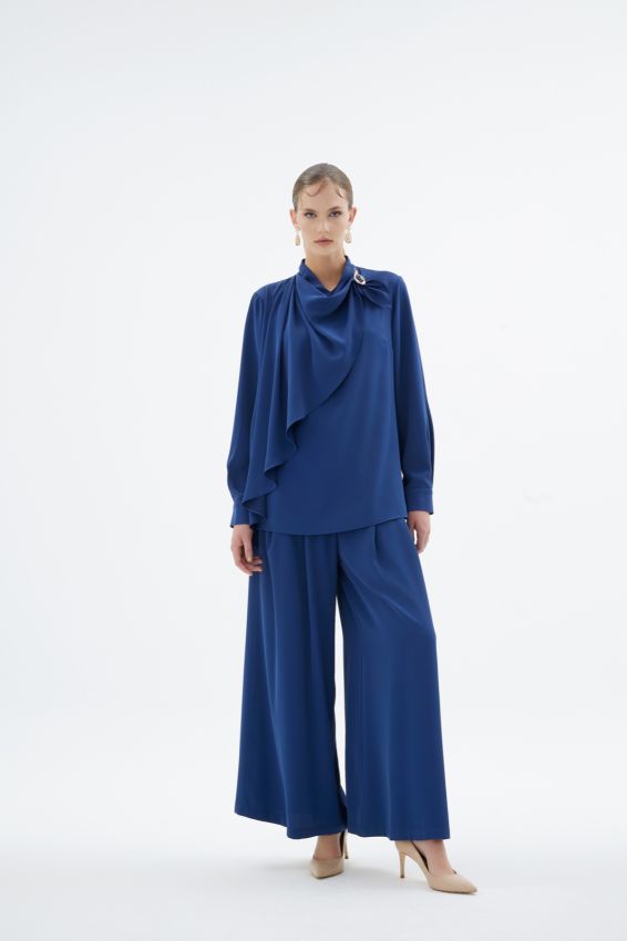 LENORA LACİVERT PANTOLON