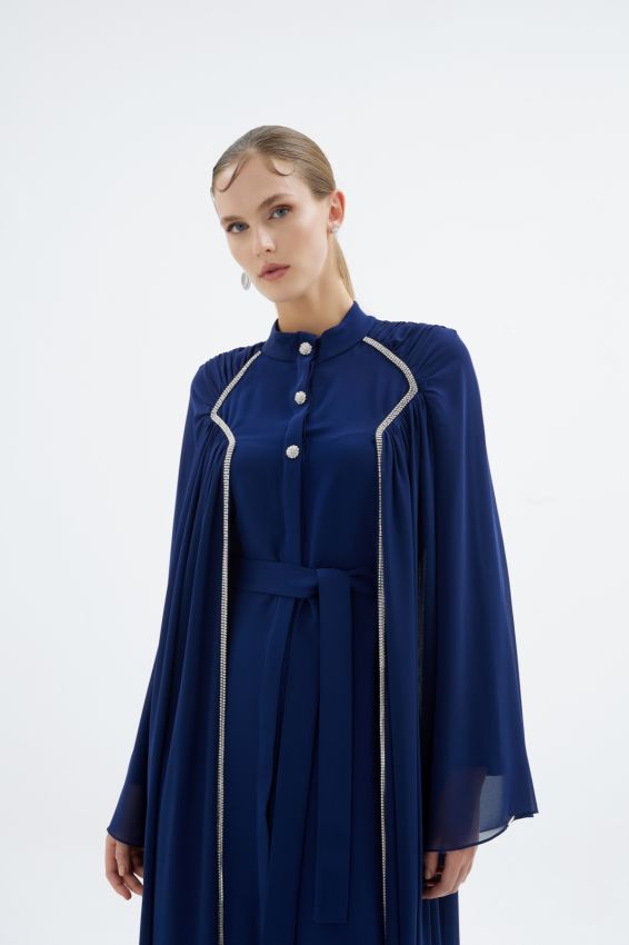 LIA ABAYA LACİVERT