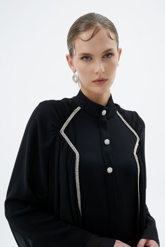 LIA ABAYA SİYAH