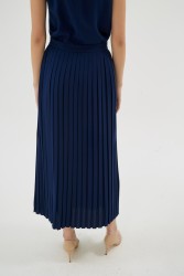 LILIANA LACİVERT ETEK - Thumbnail