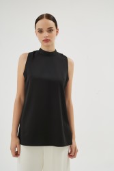LINA BLUZ SİYAH - Thumbnail