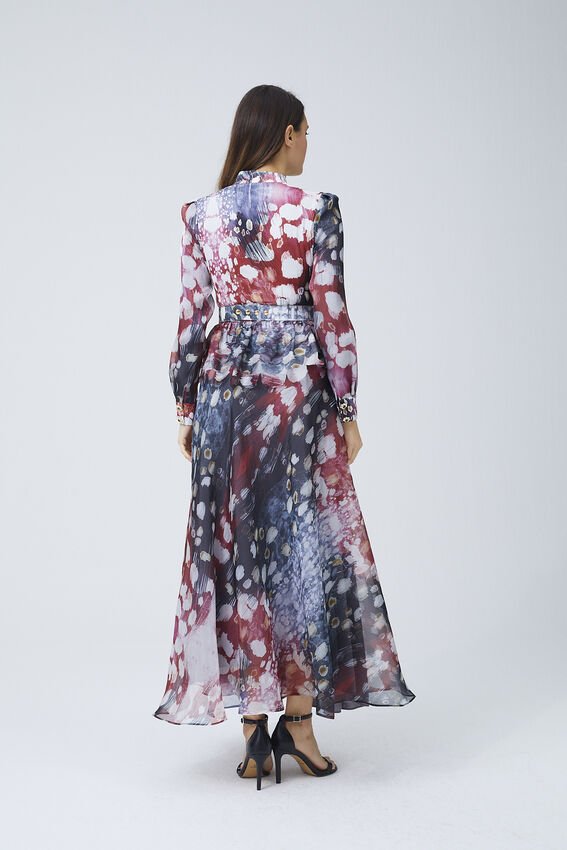 LİZBON BORDO ELBİSE