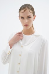 LUZ GÖMLEK BEYAZ - Thumbnail