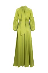 MINKA DRESS FISTIK YEŞİL - Thumbnail